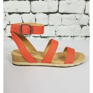 LUCKY BRAND Wensdei Demi Cork Wedge Sandal
